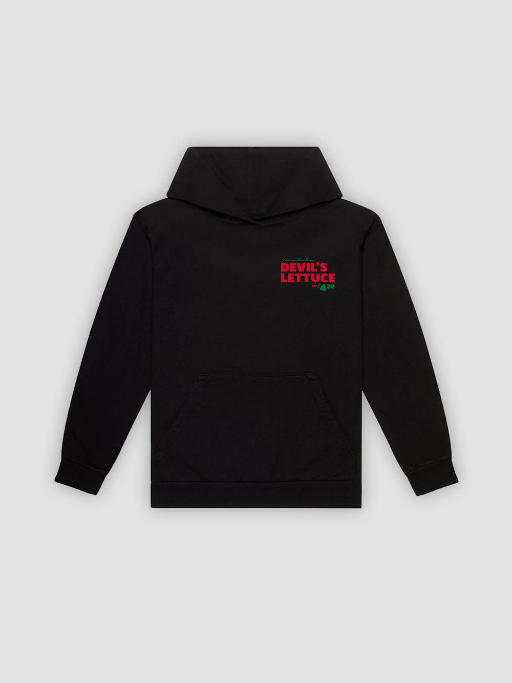 Young & Reckless Mens - Fleece - Hoodies Devil's Lettuce Hoodie - Black