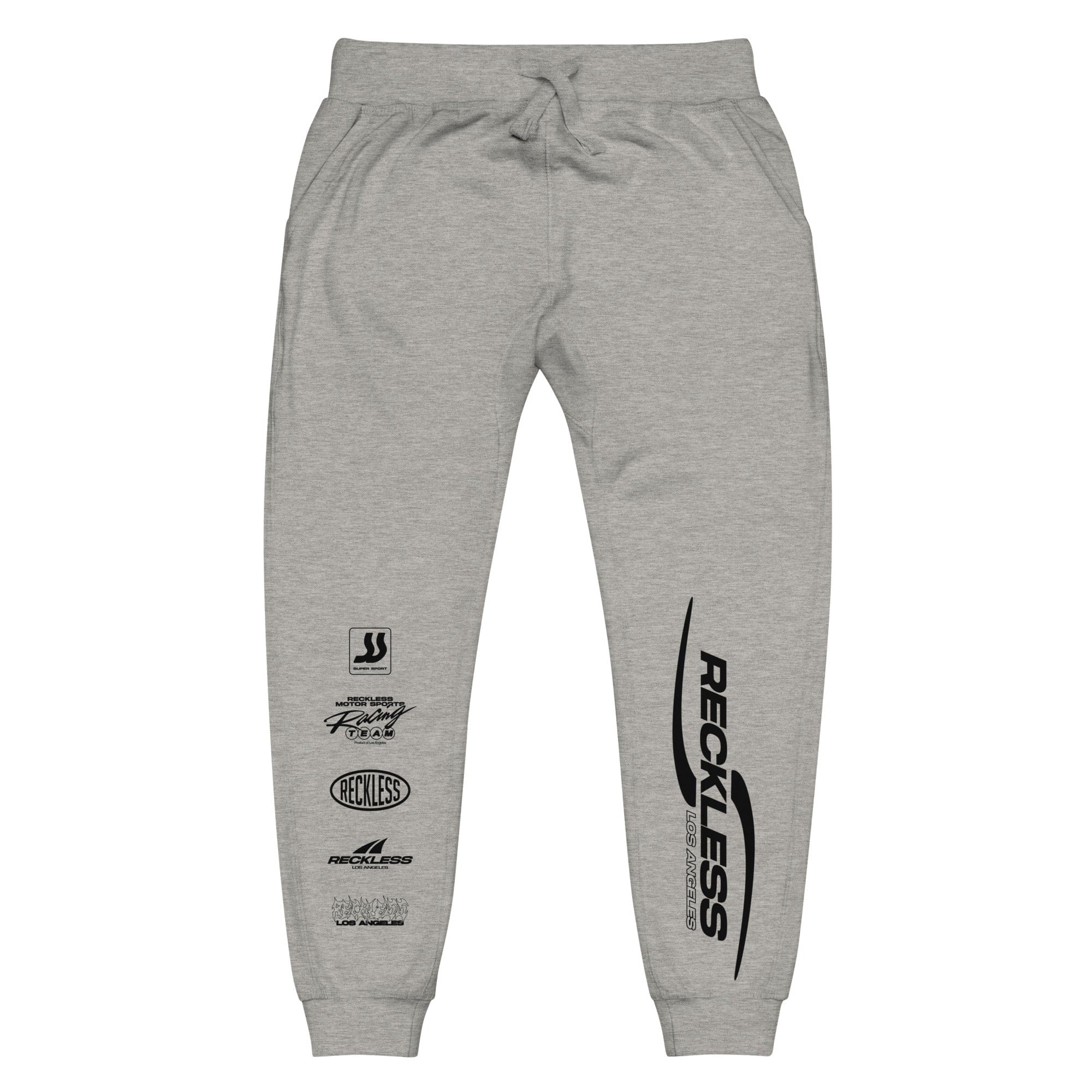 Young & Reckless Mens - Fleece - Sweatpants Reckless Essential Sweatpants - Heather Grey XS