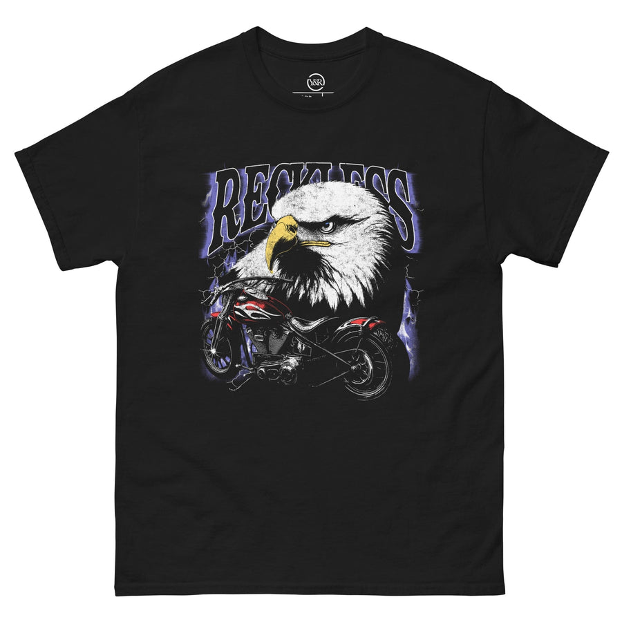 Young & Reckless Mens - Tops - Graphic Tee American Venom Tee - Black S
