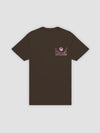 Young & Reckless Mens - Tops - Graphic Tee Explore Tee - Chocolate Brown