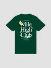 Young & Reckless Mens - Tops - Graphic Tee Mile High Club Tee - Forest Green