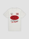 Young & Reckless Mens - Tops - Graphic Tee Racing Club Tee - Natural