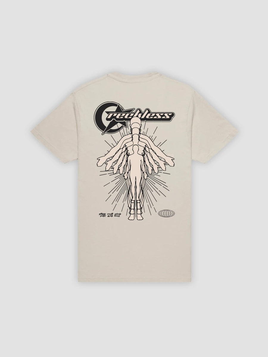 Young & Reckless Mens - Tops - Graphic Tee Revival Tee - Natural