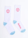 Reckless Girls Womens - Accessories - Socks Ask Me Again Later Socks - White OS / WHITE