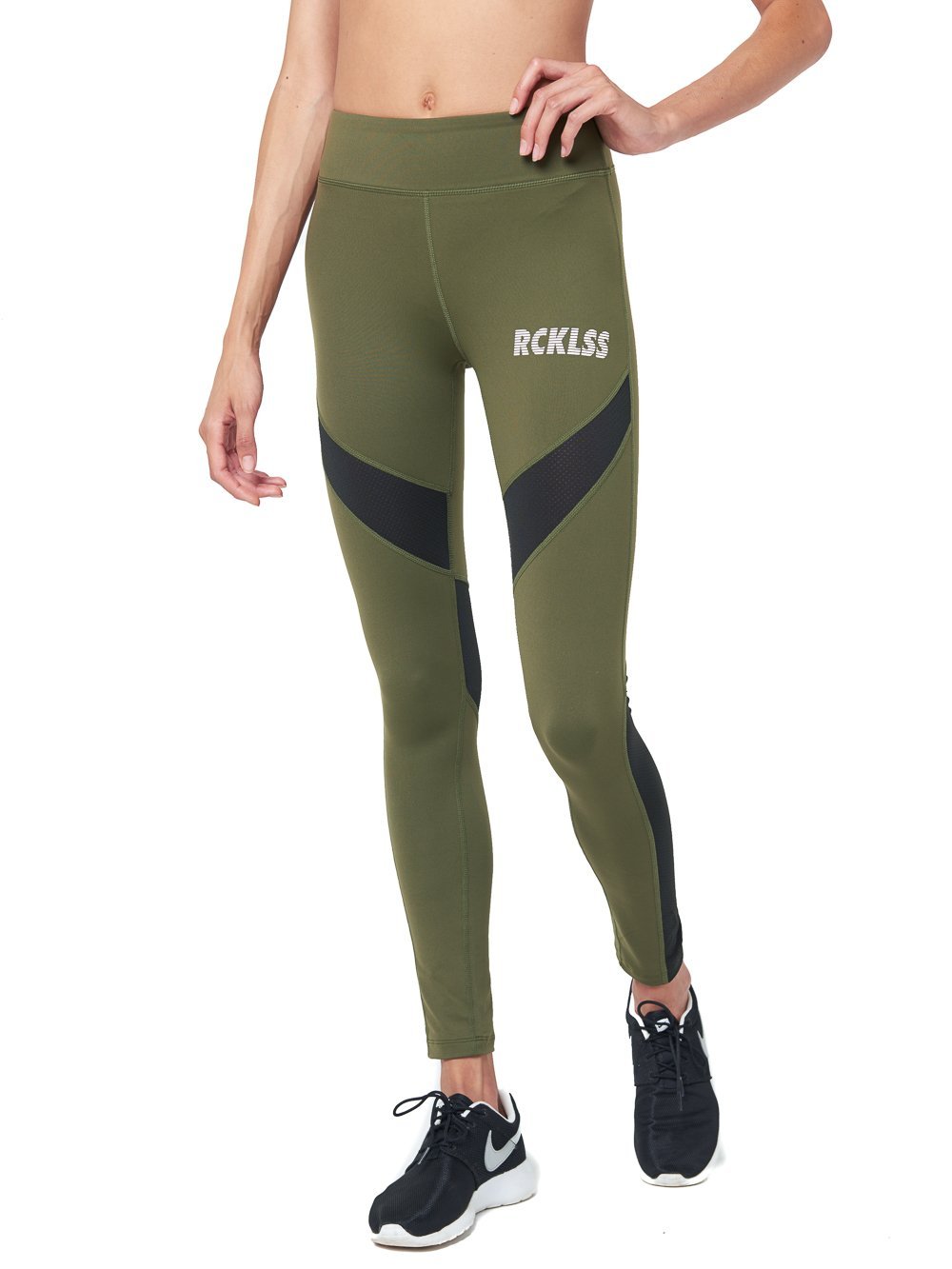 Reckless Girls Womens - Activewear - Leggings Ivy Leggings- Olive