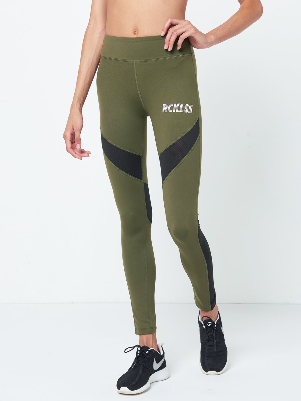 Reckless Girls Womens - Activewear - Leggings Ivy Leggings- Olive