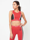 Reckless Girls Womens - Activewear - Tops Taylor Sports Bra- Red/Black