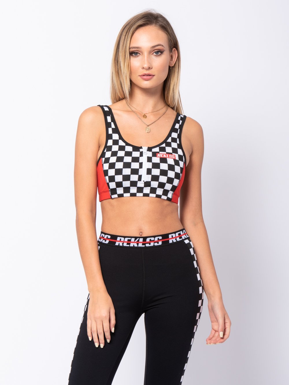 Reckless Girls Womens - Activewear - Tops Wynne Sports Bra - Red