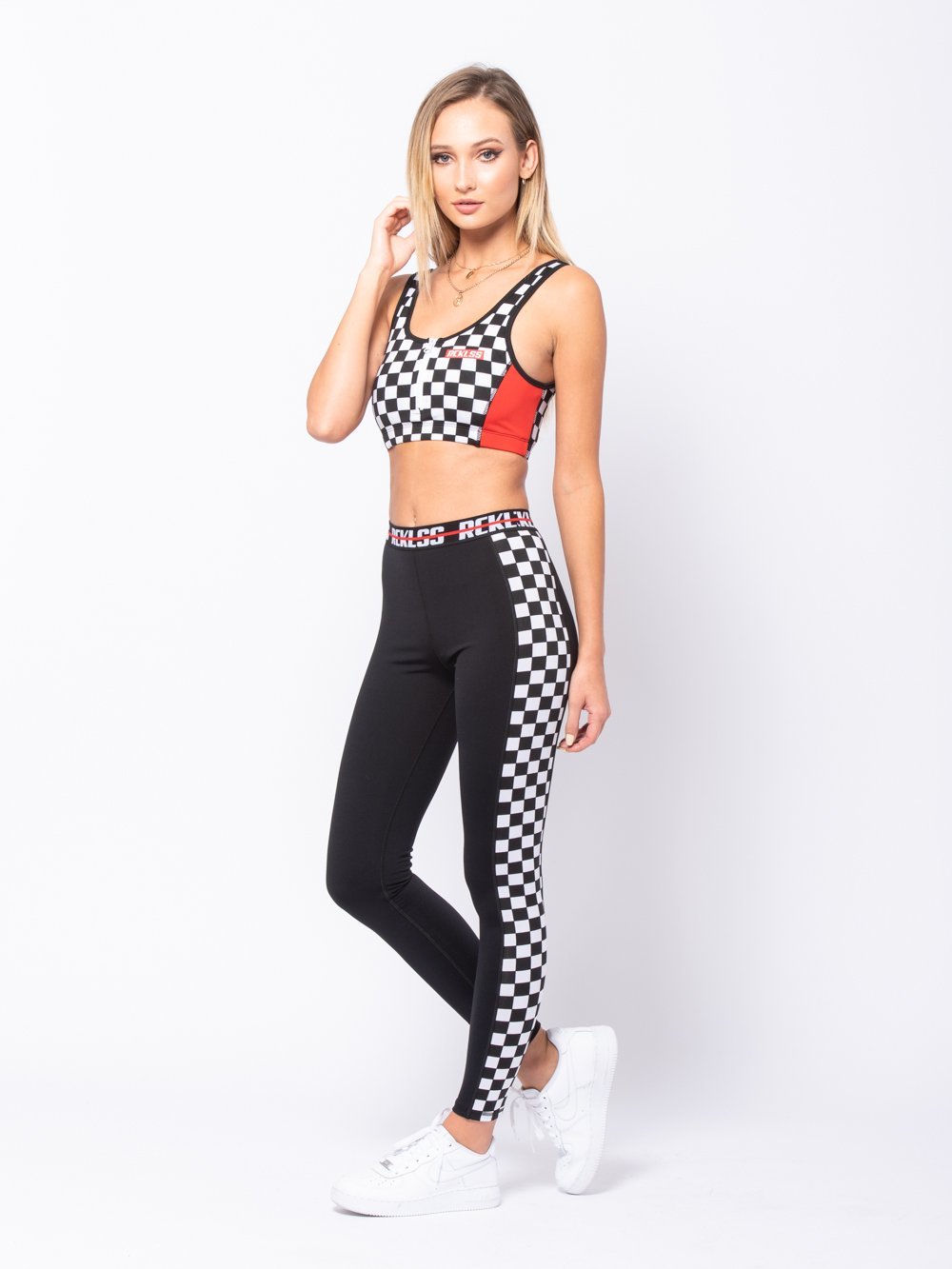 Reckless Girls Womens - Activewear - Tops Wynne Sports Bra - Red