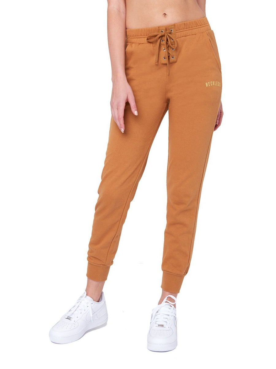 Reckless Girls Womens - Bottoms - Pants Sam Sweatpants- Orange