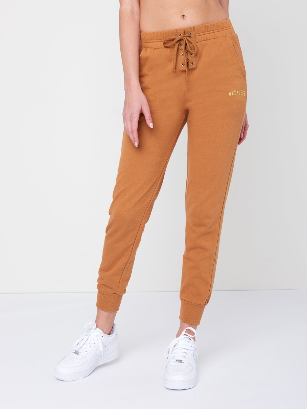 Reckless Girls Womens - Bottoms - Pants Sam Sweatpants- Orange
