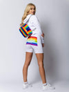 Reckless Girls Womens - Bottoms - Shorts Mariah Biker Shorts - White