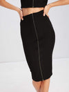 Reckless Girls Womens - Bottoms - Skirts Addison Midi Skirt - Black