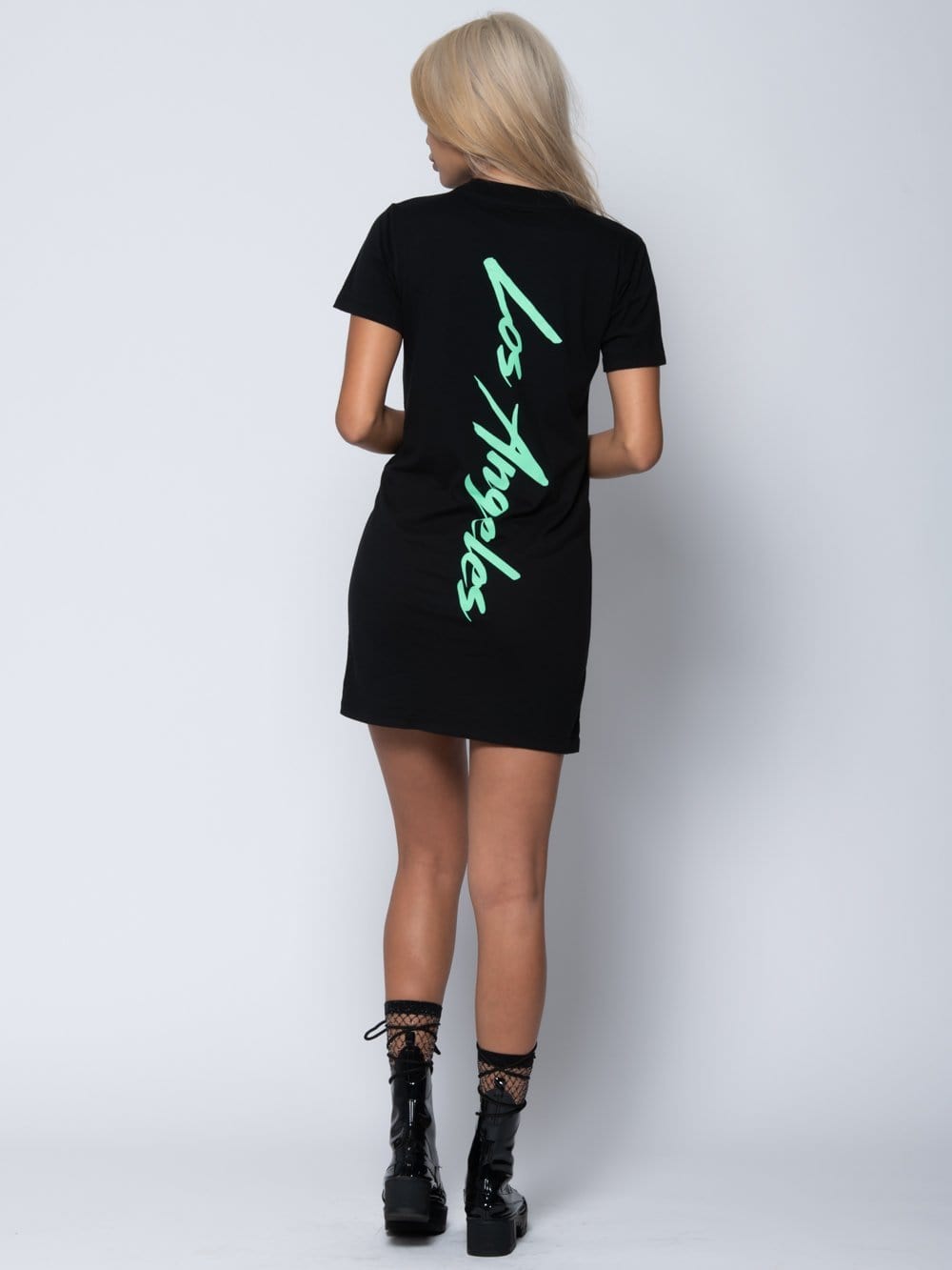 Reckless Girls Womens - Dresses / Rompers Miss LA Vintage Short Sleeve Dress - Black XS / BLACK