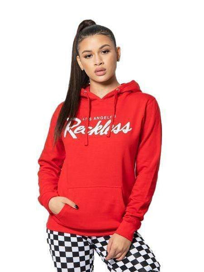 Reckless Girls Womens - Fleece - Hoodies OG Reckless Jr Hoodie - Red