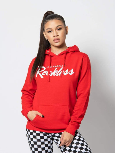 Reckless Girls Womens - Fleece - Hoodies OG Reckless Jr Hoodie - Red