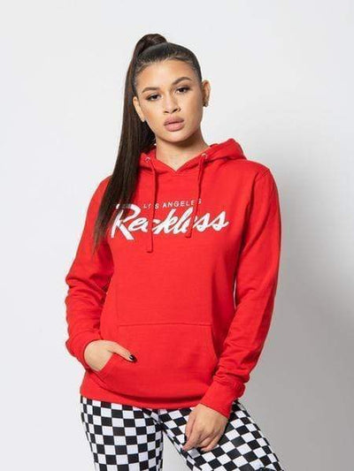 Reckless Girls Womens - Fleece - Hoodies OG Reckless Jr Hoodie - Red