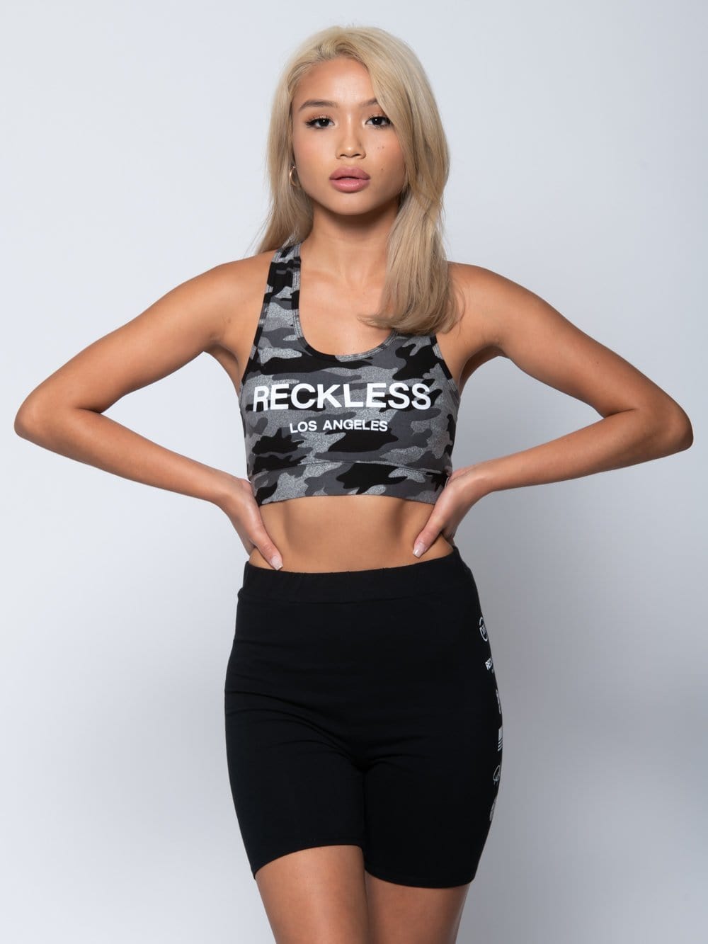 Reckless Girls Womens - Tops - Sports Bra Classic Sport Bra - Camo XS/S / CAMO