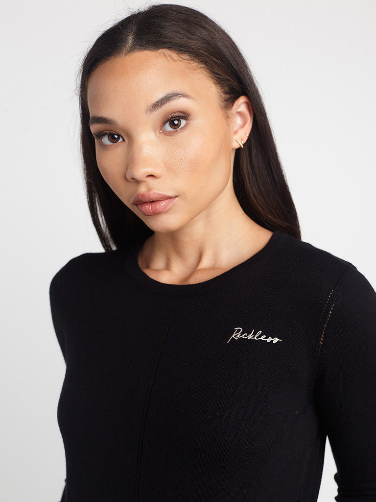 Reckless Girls Womens - Tops - Sweaters Kassidy Sweater- Black