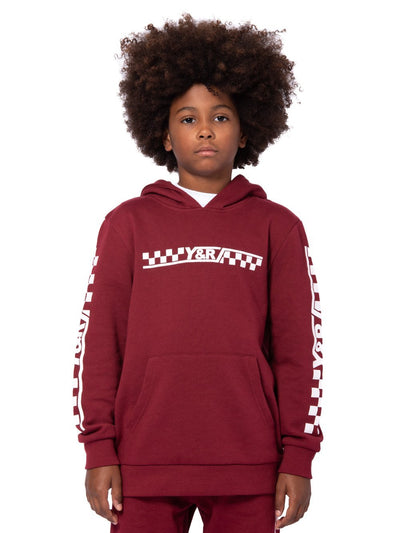 Young and Reckless Boys Youth - Tops - Hoodies Youth Excursion Hoodie - Burgundy
