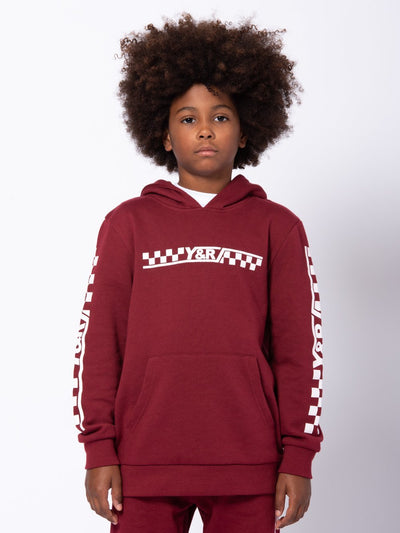 Young and Reckless Boys Youth - Tops - Hoodies Youth Excursion Hoodie - Burgundy