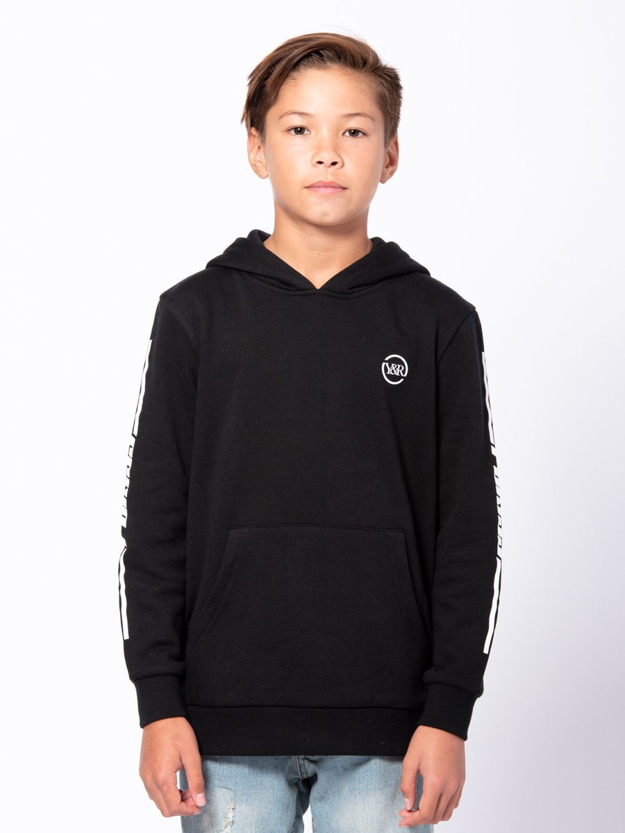 Young and Reckless Boys Youth - Tops - Hoodies Youth Racer Hoodie - Black