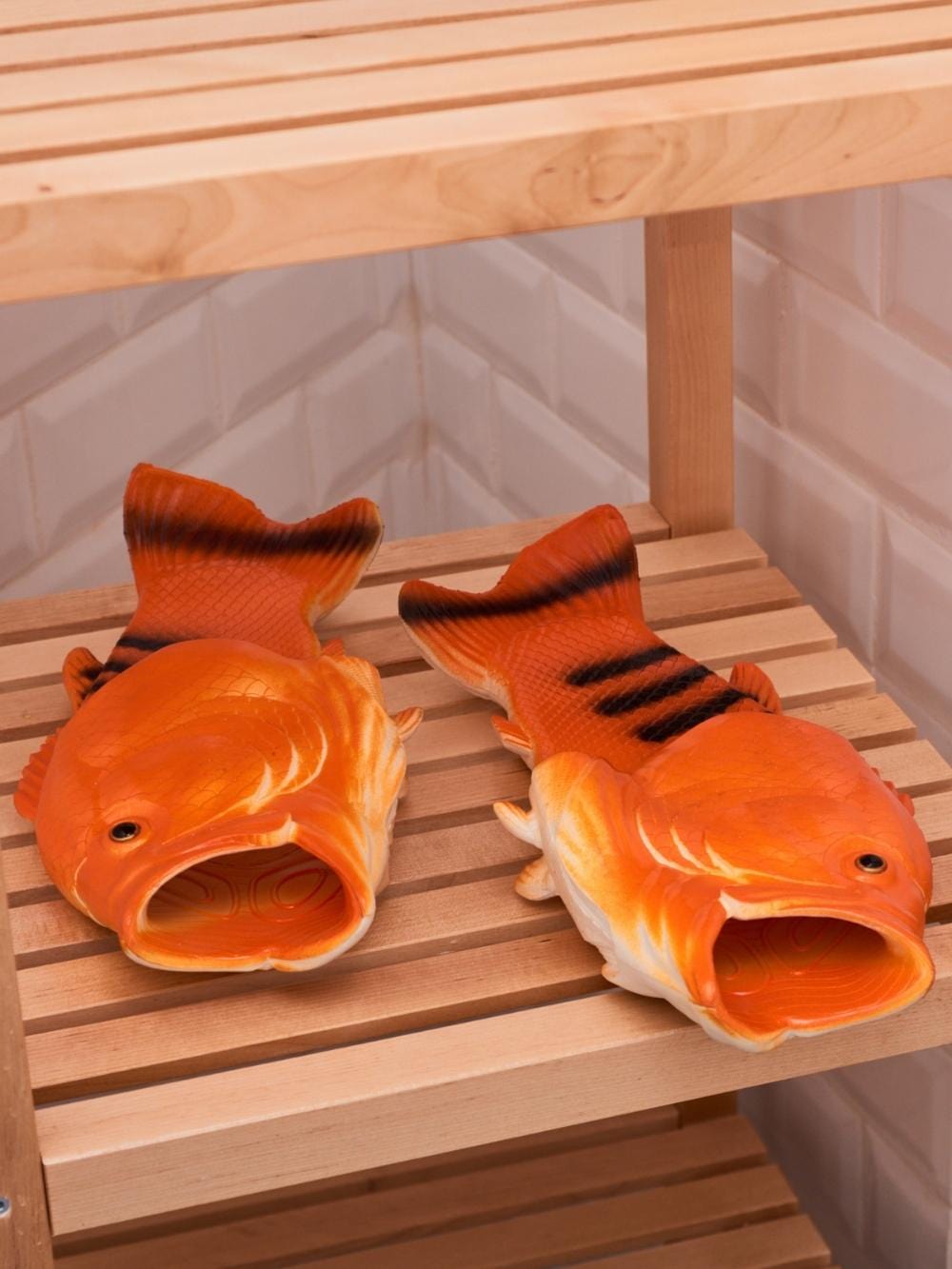 Qoo10 - [Buy 3 Free Shipping] Fish slippers creative funny fish-shaped  slipper... : Shoes
