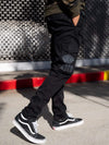 Young and Reckless Mens - Bottoms - Cargo Pants Militia Cargo Pants - Black