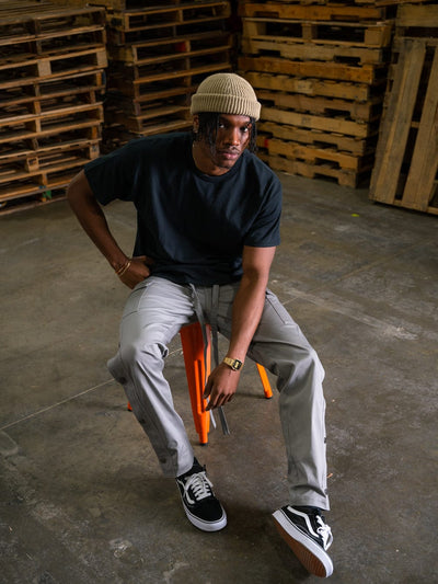 Young and Reckless Mens - Bottoms - Cargo Pants Ryder Cargo Pants - Grey