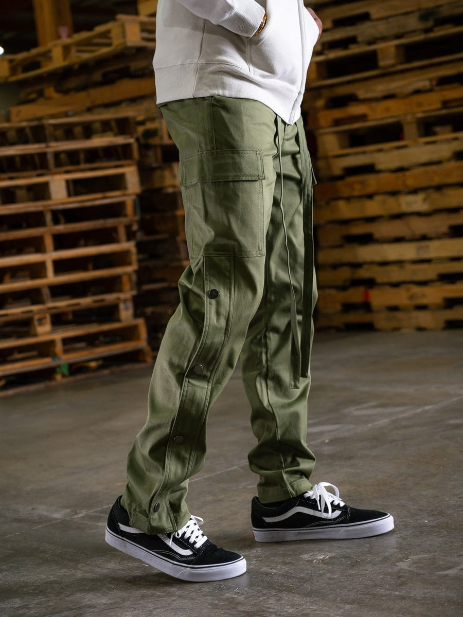 Young and Reckless Mens - Bottoms - Cargo Pants Ryder Cargo Pants - Olive