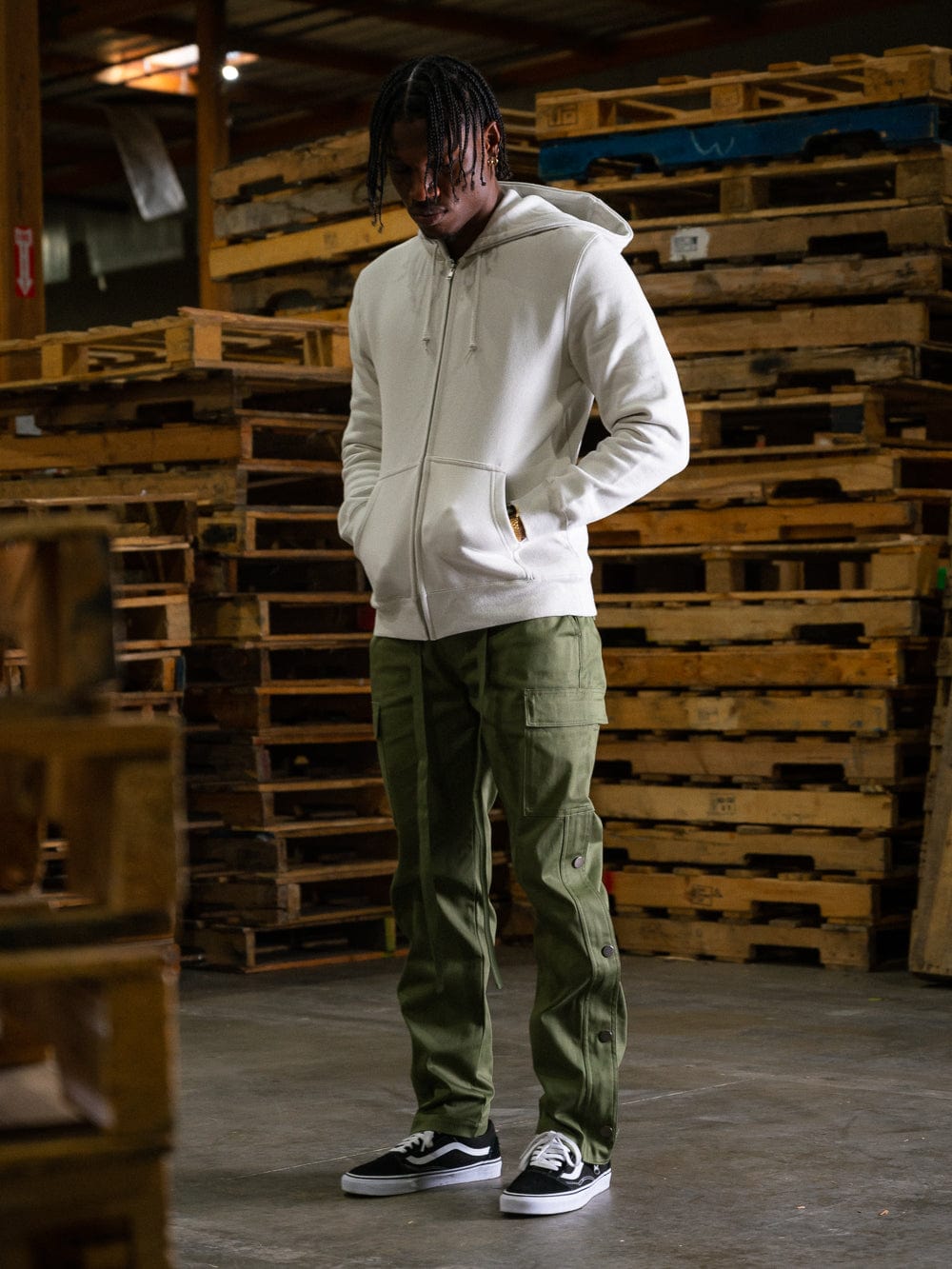 Young and Reckless Mens - Bottoms - Cargo Pants Ryder Cargo Pants - Olive