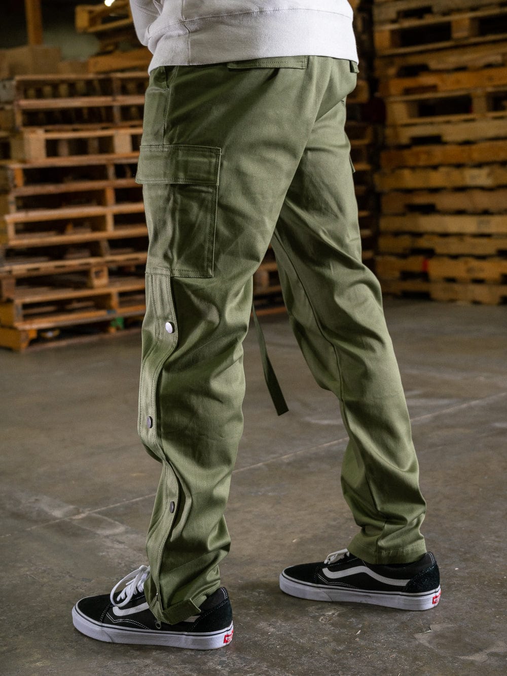 Young and Reckless Mens - Bottoms - Cargo Pants Ryder Cargo Pants - Olive