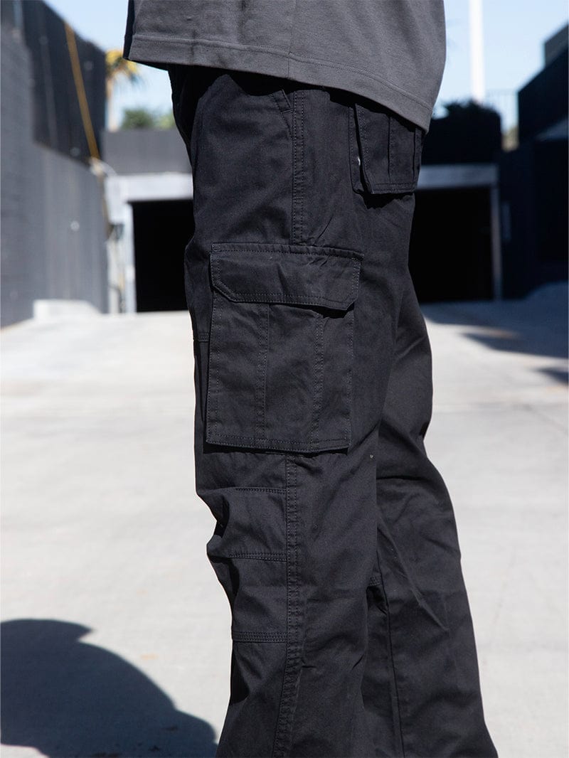 Buy Jet Black Cargo Men Jogger Pants Online in India -Beyoung