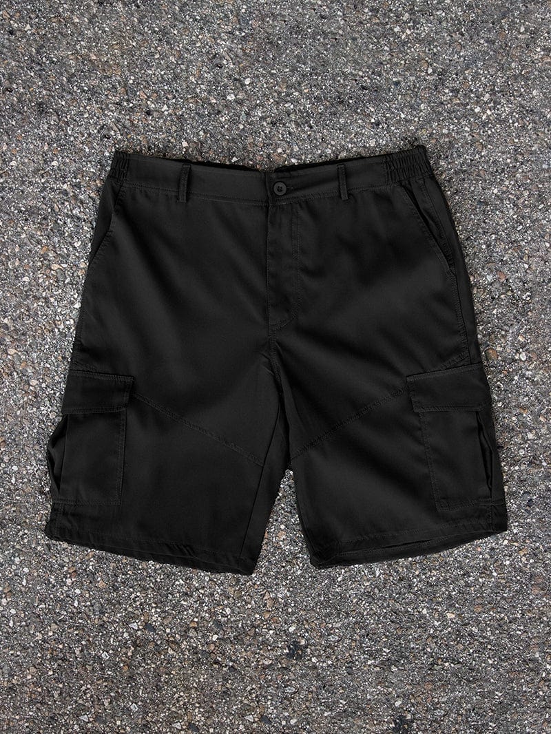 Young and Reckless Mens - Bottoms - Cargos Everett Cargo Shorts - Black