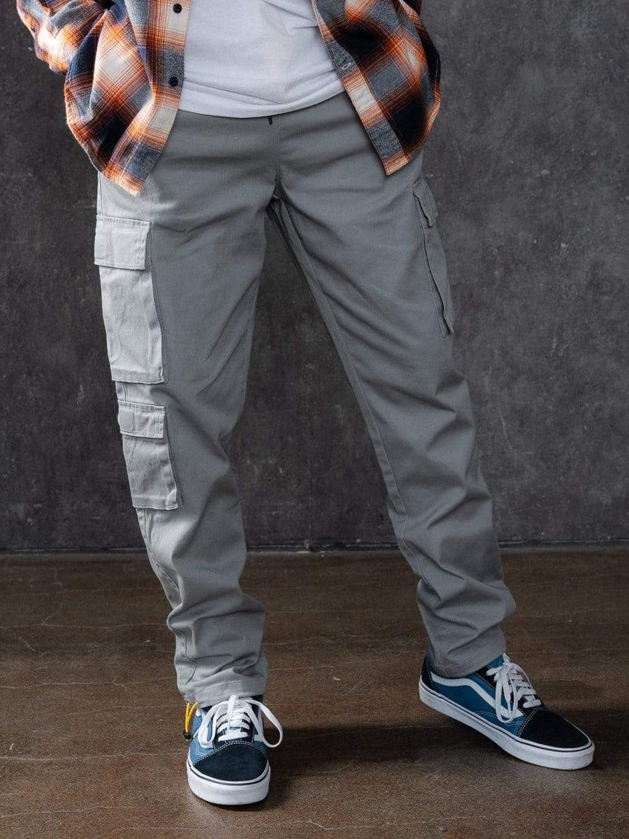 Young and Reckless Mens - Bottoms - Cargos Exploit Cargo Pants - Grey