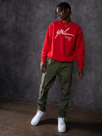 Young and Reckless Mens - Bottoms - Cargos Exploit Cargo Pants - Olive