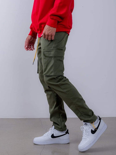 Young and Reckless Mens - Bottoms - Cargos Exploit Cargo Pants - Olive