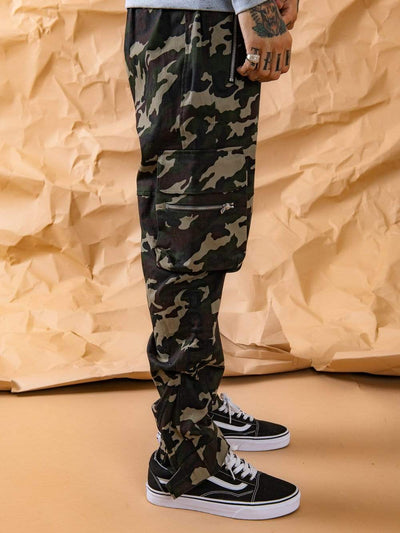 Young and Reckless Mens - Bottoms - Cargos Raid Cargo Pants - Camo