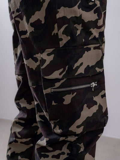 Young and Reckless Mens - Bottoms - Cargos Raid Cargo Pants - Camo