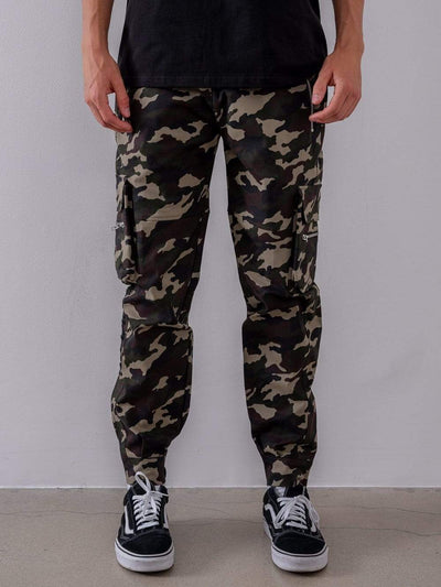 Young and Reckless Mens - Bottoms - Cargos Raid Cargo Pants - Camo