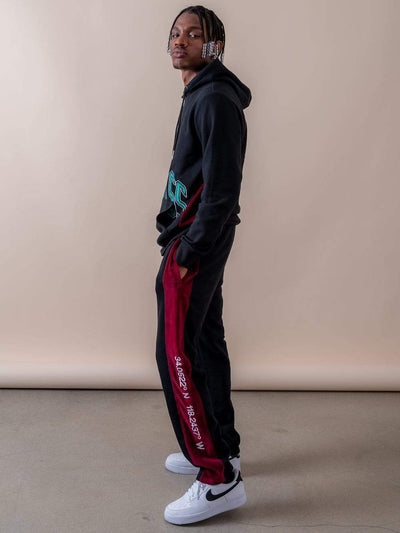 Young and Reckless Mens - Bottoms - Trackpants Parallel Trackpants - Black