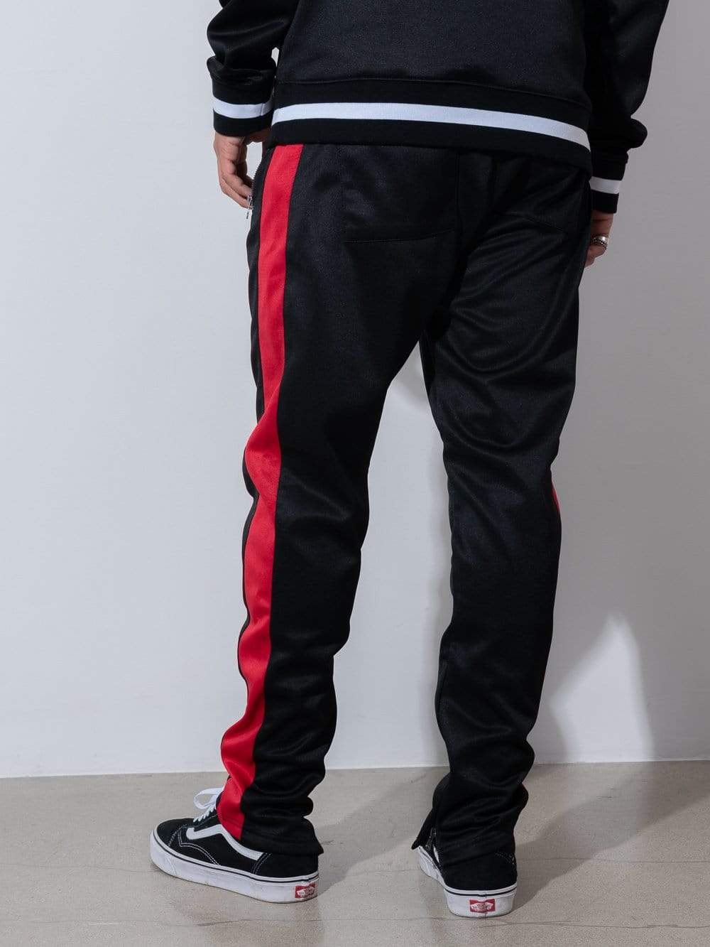Young and Reckless Mens - Bottoms - Trackpants Sagemont Track Pants - Black/Red