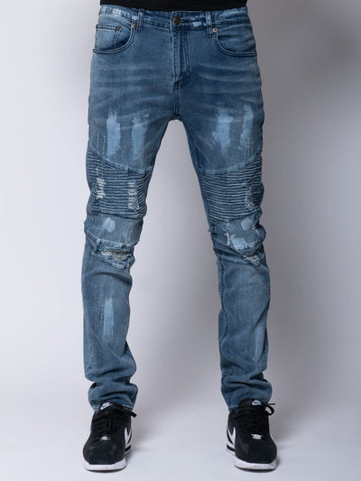 Young and Reckless Mens - Denim Avery Denim - Indigo