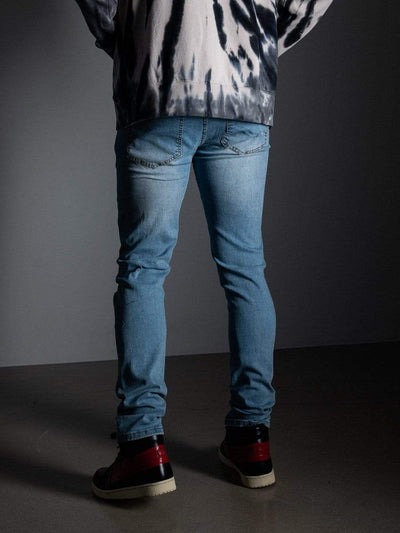 Young and Reckless Mens - Denim Carthage Jeans - Light Indigo