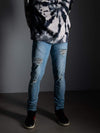 Young and Reckless Mens - Denim Carthage Jeans - Light Indigo