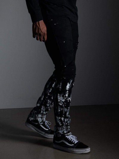 Young and Reckless Mens - Denim Conquest Denim - Black