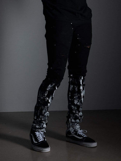 Young and Reckless Mens - Denim Conquest Denim - Black