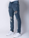 Young and Reckless Mens - Denim Robertson Tapered Jean - Dark Indigo