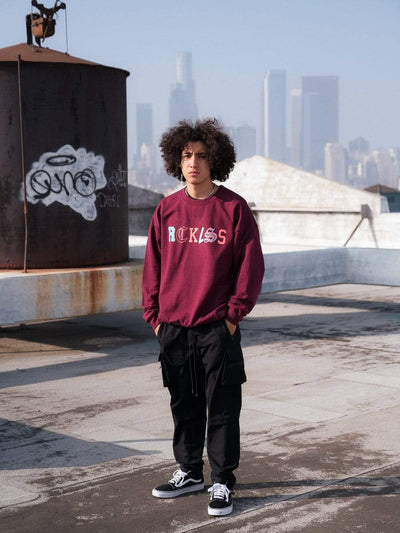 Young and Reckless Mens - Fleece - Crewnecks Ransom Crewneck - Burgundy