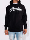 Young and Reckless Mens - Fleece - Hoodies Big R Script Hoodie- Black/White